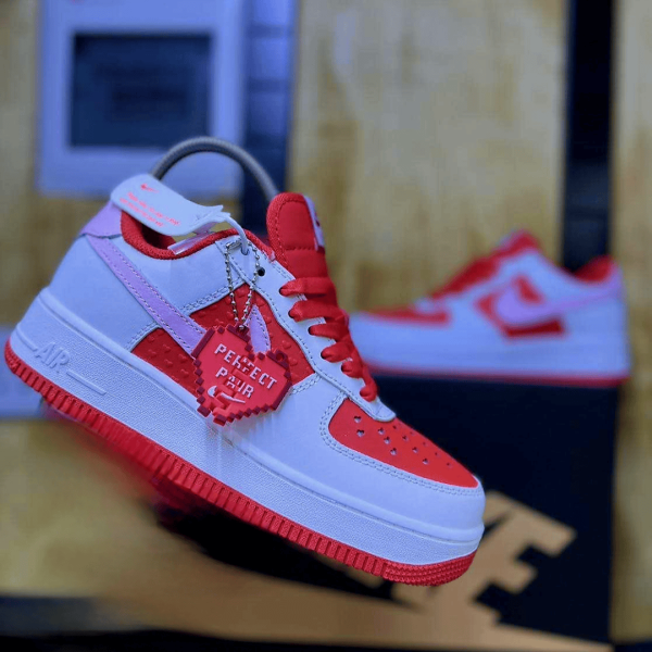 Nike Air Force 1 Low - "Perfect Pair" (White/Red/Pink)